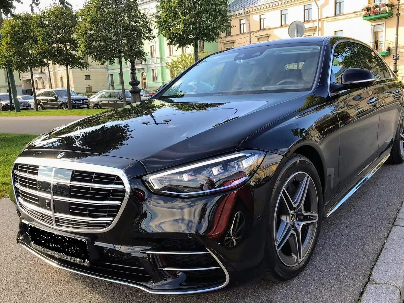 Mercedes S-Class W223 чёрный